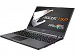 Gigabyte Aorus 15P 15.6" Gaming Laptop (i7-10750H 16GB 512GB SSD RTX 2070 Max-Q) $1169