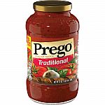 24oz Prego Italian Sauce (Traditional or Meat) 2 for $2