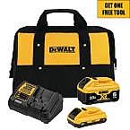 DEWALT 20-Volt MAX XR Starter Kit $199