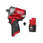 M12 FUEL 12V Cordless Stubby 1/2 in. Impact Wrench w/2.0Ah Battery $179