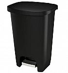 GLAD 13-Gal Plastic Step Trash Can $18