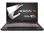 Gigabyte Aorus 5 15.6" 144Hz Gaming Laptop (i7-10750H 16GB 512GB SSD RTX 2060)  $999 Aftre $100 Gift Card