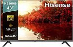 Hisense 43" 43H5500G Full HD Smart Android TV with Voice Remote $199.99