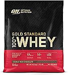 (Back) 10-LB Optimum Nutrition Gold Standard 100% Whey Protein Powder (Double Rich Chocolate) $32