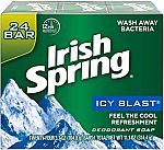 24-Count 3.7-oz Irish Spring Deodorant Soap Bar (Icy Blast) $8