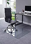 36" x 46" Lorell Tempered Glass Chair Mat $46