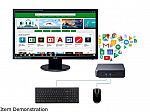 ASUS Celeron Chromebox + 24" FHD Monitor (Celeron 3865U 4GB 32GB) w/ 1682399 Keyboard Mouse Bundle $249.99