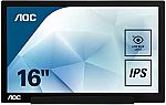 AOC 15.6" USB-C Powered FHD IPS Portable Monitor $160