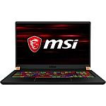 MSI GS75 Stealth-1243 17.3" Laptop (i7-9750H 16GB 1TB SSD RTX 2070) $1300
