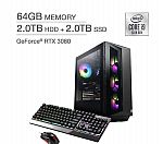 MSI Aegis RS Gaming Desktop ( i9-10900K , 64GB, 2TB SSD+ 2TB HDD GeForce RTX 3080) $2499