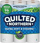 24-Ct Quilted Northern Ultra Soft and Strong Mega Rolls $20.64