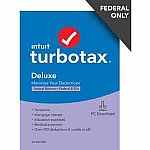 Turbo Tax Deluxe - Federal only (NO State) $29.99
