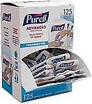 125-Ct PURELL SINGLES Advanced Hand Sanitizer Gel $13.68
