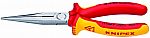 KNIPEX Tools 8" 1000V Insulated Long Nose Pliers With Cutter $33
