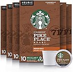 60-Ct Starbucks Medium Roast K-Cup Coffee Pods $24