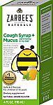 4 Oz Zarbee's Naturals Children's Cough Syrup + Mucus $2