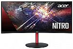 Acer Nitro XZ342CK Pbmiiphx 34" 1500R Curved WQHD Gaming Monitor $347