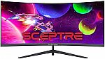 Sceptre 30" C305B-200UN1 Curved Gaming Monitor $160