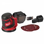 Milwaukee M18 18V Cordless 5" Random Orbit Sander + 18V 2.0 Ah Battery $99