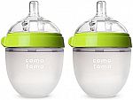 2 Count Comotomo Baby Bottle, Green, 5 Ounce $12
