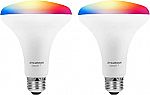 2-Pk SYLVANIA BR30 LED Smart Light Bulb (Used) $4.52