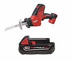 Milwaukee M18 Cordless Hackzall Reciprocating Saw +  Battery $79