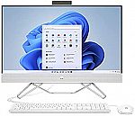 HP 27”  All-in-One Desktop (Ryzen 3 5300U 256GB 8GB 27-cb0030 White) $610