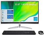 Acer Aspire C24-1651-UR15 AIO 24" FHD Desktop (i3-1115G4 8GB 512GB) $599