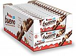 30-Pack Kinder Bueno Milk Chocolate and Hazelnut Cream Candy Bars $14.70 (Was $22)
