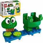 LEGO Super Mario Sets: 11-Pc Frog Power-Up Pack Building Kit $6.40 and more