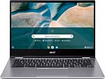 Acer Chromebook Spin 514 Convertible 14” FHD Laptop (Ryzen 3 3250C 4GB 64GB) $199