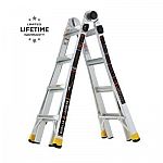 Gorilla Ladders 18 ft. Reach MPXA Aluminum Multi-Position Ladder with 300 lbs $99