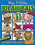 How to Draw 101 Animals Paperback Book $2.45