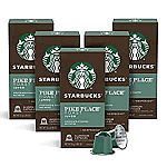 50-Ct Starbucks by Nespresso, Pike Place Roast $21.26