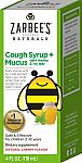 4-Oz Zarbee's Naturals Children's Cough Syrup + Mucus $3.79