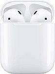 Apple AirPods Bluetooth Earbuds w/ Charging Case (2nd Gen) $90