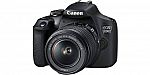 Canon EOS 2000D DSLR Camera + 18-55mm III Kit $349.99