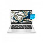 HP 14a-na0131wm 14" HD Chromebook Laptop (N5030 4GB 64GB Silver) $190