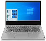 Lenovo IdeaPad 3 14” FHD Laptop (i3-1005G1 4GB 128GB) $220