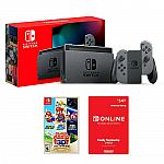 Nintendo Switch Gray Joy-Con + Super Mario 3D All-Stars + Nintendo Online 1 Year $380