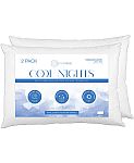 2-Pack SensorPEDIC Cool Nights Standard Pillows $10 & More