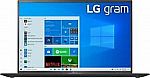 LG Gram Thin & Light 16" IPS WQXGA Laptop(i7-1165G7 16GB 1TB SSD 16Z90P-K.AAB8U1) $1399.99