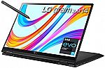 LG Gram 14T90P 14" WUXGA 2-in-1 Lightweight Laptop (i7-1165G7  16GB 1TB SSD) $1199.99