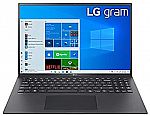LG Gram Thin & Light 16" IPS WQXGA Laptop(i7-1165G7 16GB 1TB SSD 16Z90P-K.AAB8U1) $1349.99