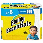 6-Roll Bounty Essentials 2-Ply Select-A-Size Paper Towels $4.25 Shipped