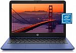 HP Stream 11" 11-ak0030nr HD Laptop (N4020 4GB 64GB) $179