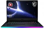 MSI GE66 Raider 15.6" UHD Thin Bezel Laptop (i9-11980HK RTX3080, 32GB, 2TB SSD 11UH-227) $2500