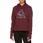 Reebok Womens Side Slit Hoodie with Graphic $16 and more