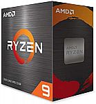 AMD Ryzen 9 5900X Unlocked Desktop Processor $270.97