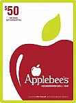 $50 Applebee's Gift Card $40